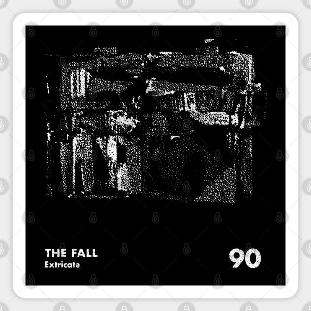 The Fall / Extricate / Minimalist Graphic Artwork Design Magnet by saudade